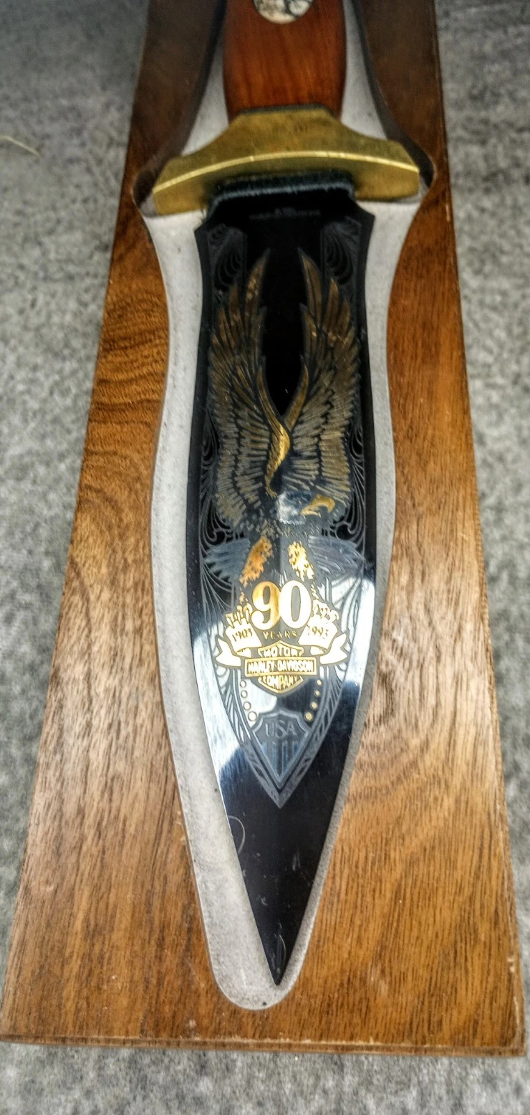 HARLEY DAVIDSON GERBER COLLECTOR KNIFE 1992 90TH ANNIVERSARY 270/500