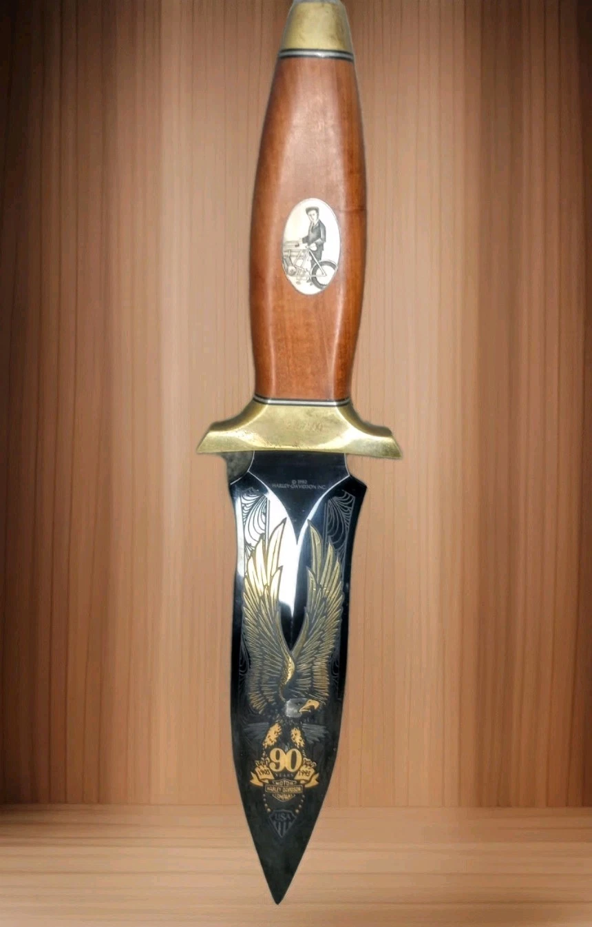 HARLEY DAVIDSON GERBER COLLECTOR KNIFE 1992 90TH ANNIVERSARY 270/500