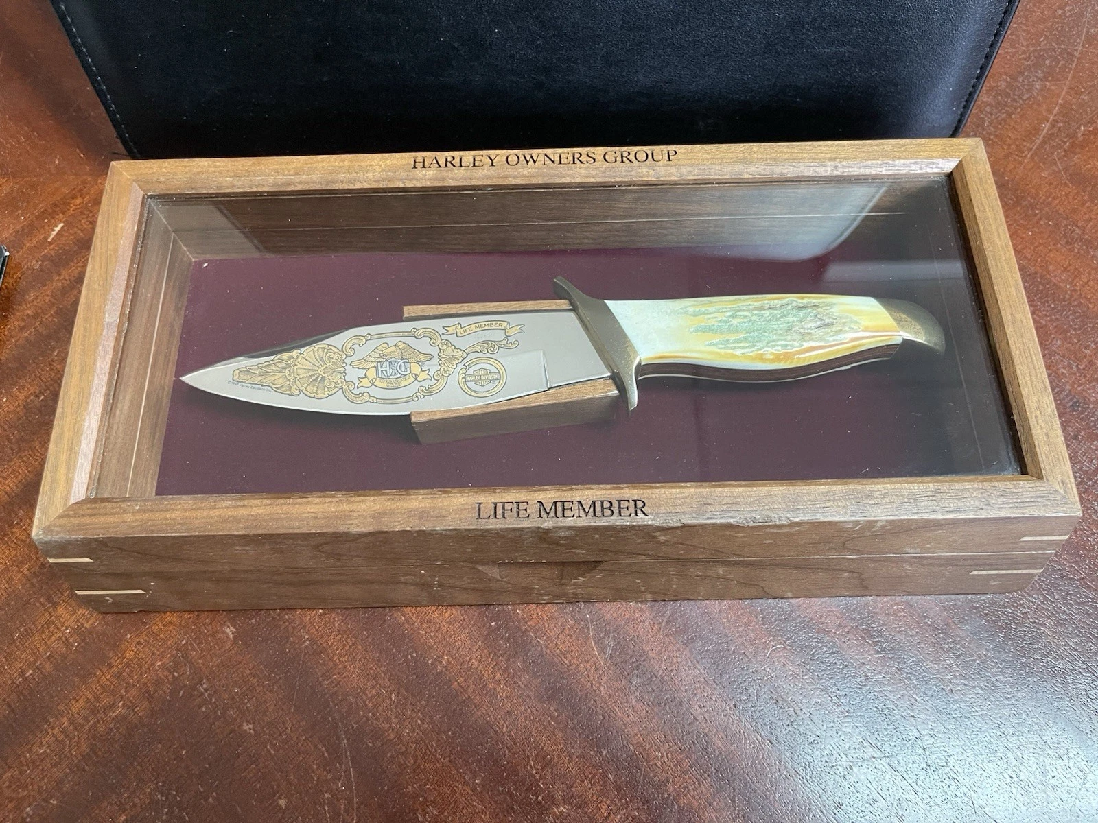 HARLEY-DAVIDSON HARLEY OWNERS GROUP KNIFE LIFE MEMBER NO.12099