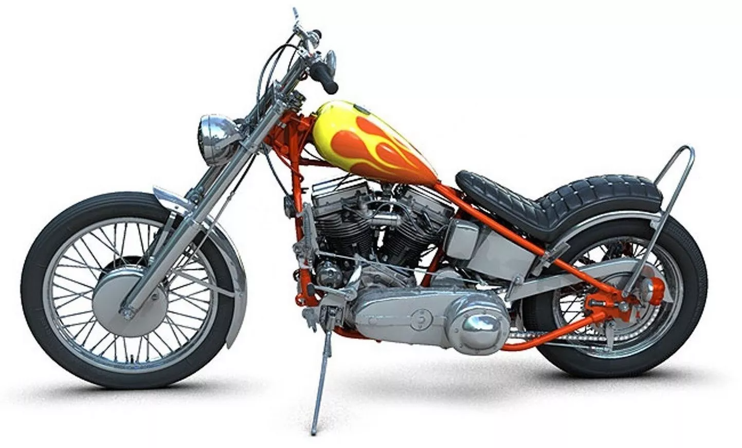 HARLEY DAVIDSON MOTORCYCLE 1969 EASY RIDER MOVIE BILLY BIKE CHOPPER METAL MODEL