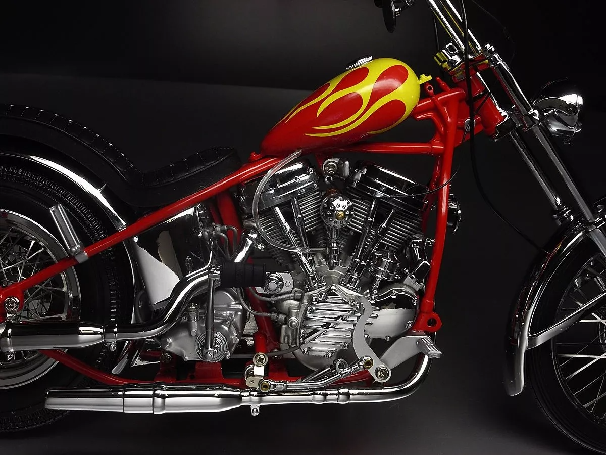 HARLEY DAVIDSON MOTORCYCLE 1969 EASY RIDER MOVIE BILLY BIKE CHOPPER METAL MODEL