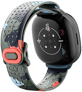 FITBIT ACE LTE KIDS SMARTWATCH BAND, WATER RESISTANT, ONE SIZE, CAMP NIGHTMARE EDITION