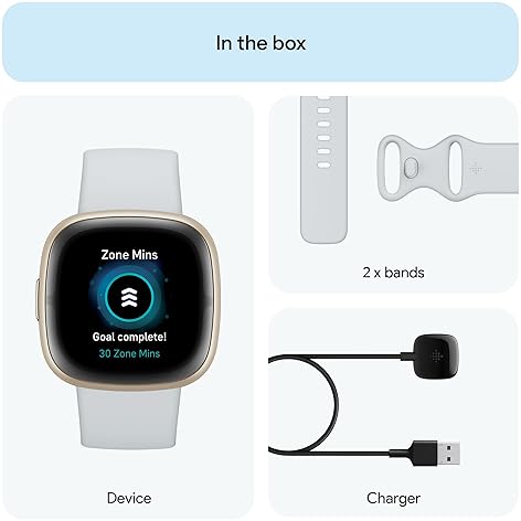 FITBIT SENSE 2 HEALTH FITNESS SMARTWATCH, ECG, SPO2, GPS, STRESS SLEEP TRACKER, BLUE MIST
