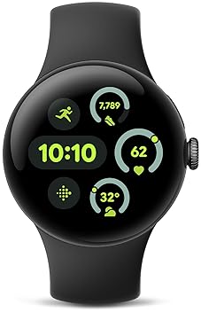 FITBIT GOOGLE PIXEL WATCH 3 2024, 41MM ANDROID SMARTWATCH, HEART RATE, FITNESS, 24H BATTERY, OBSIDIAN
