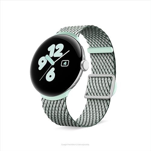 FITBIT GOOGLE PIXEL WATCH WOVEN BAND, SAGE FITS PIXEL WATCH, WATCH 2, 41MM WATCH 3 OFFICIAL ACCESSORY