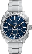 FOSSIL MENS MACHINE CHRONOGRAPH WATCH, STAINLESS STEEL, WATER RESISTANT, QUARTZ MOVEMENT
