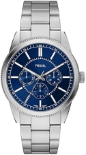 FOSSIL MENS PEARSON MULTIFUNCTION STAINLESS STEEL WATCH CHRONOGRAPH, WATER RESISTANT, SILVER