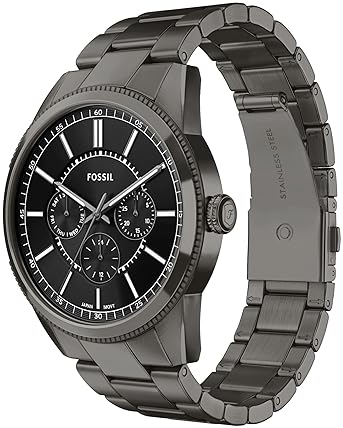 FOSSIL MENS PEARSON MULTIFUNCTION STAINLESS STEEL WATCH, CHRONOGRAPH, WATER RESISTANT