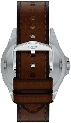 FOSSIL MENS GARRETT TWO-TONE STAINLESS STEEL MULTIFUNCTION WATCH SILVER GOLD WRISTWATCH