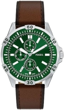 FOSSIL MENS GARRETT TWO-TONE STAINLESS STEEL MULTIFUNCTION WATCH SILVER GOLD WRISTWATCH