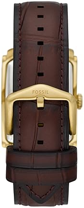 FOSSIL CARRAWAY MENS QUARTZ WATCH, STAINLESS STEEL, THREE-HAND ANALOG WRISTWATCH