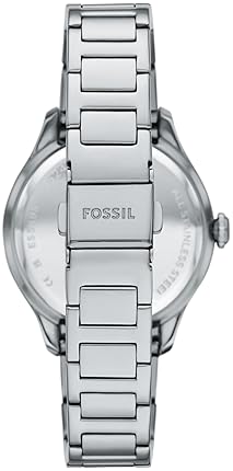 FOSSIL GILMORE WOMENS WATCH THREE-HAND ANALOG DATE DISPLAY, STAINLESS STEEL BRACELET