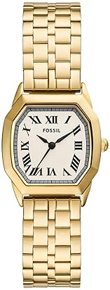FOSSIL HARLOW WOMENS STAINLESS STEEL BRACELET WATCH, THREE-HAND ANALOG, ELEGANT LADIES TIMEPIECE