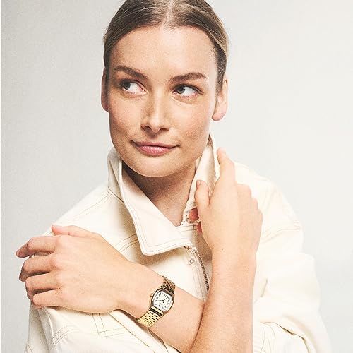 FOSSIL HARLOW WOMENS STAINLESS STEEL BRACELET WATCH, THREE-HAND ANALOG, ELEGANT LADIES TIMEPIECE