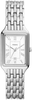 FOSSIL RAQUEL WOMENS QUARTZ WATCH, STAINLESS STEEL, THREE-HAND ANALOG WRISTWATCH