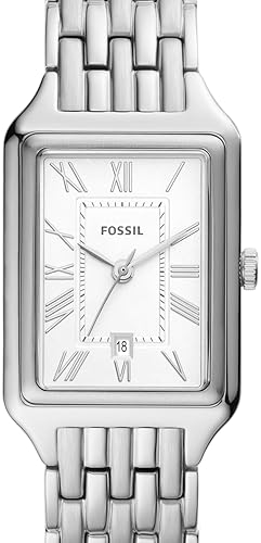 FOSSIL RAQUEL WOMENS QUARTZ WATCH, STAINLESS STEEL, THREE-HAND ANALOG WRISTWATCH