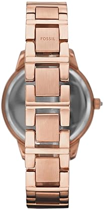 FOSSIL WOMENS JESSE QUARTZ WATCH, STAINLESS STEEL BRACELET, THREE-HAND ANALOG WRISTWATCH