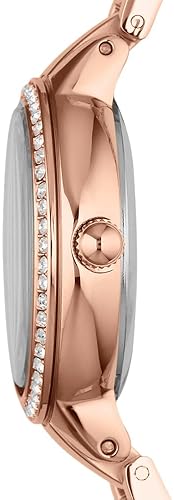 FOSSIL VIRGINIA WOMENS QUARTZ WATCH STAINLESS STEEL, THREE-HAND, ELEGANT LADIES WRISTWATCH