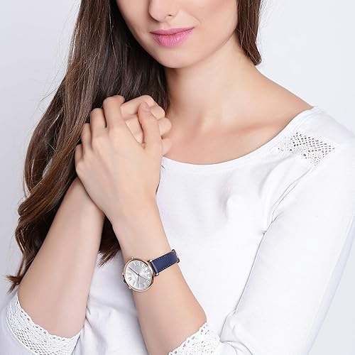 FOSSIL JACQUELINE WOMENS QUARTZ WATCH, STAINLESS STEEL, THREE-HAND ANALOG WRISTWATCH