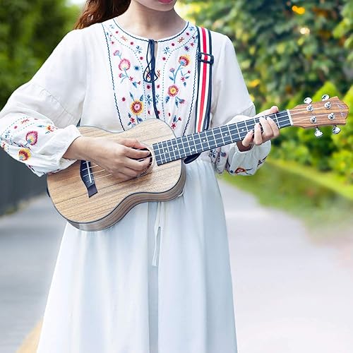 RANCH 26 TENOR UKULELE STARTER KIT FOR BEGINNERS GIG BAG, TUNER, STRAP, LESSONS AQUILA STRINGS