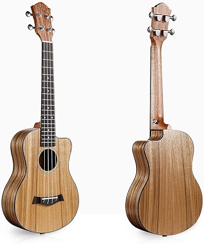RANCH 26 TENOR UKULELE BEGINNER KIT CUTAWAY, AQUILA STRINGS, ONLINE LESSONS, BAG, TUNER, STRAP