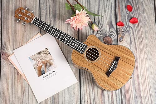RANCH 26 TENOR UKULELE BEGINNER KIT CUTAWAY, AQUILA STRINGS, ONLINE LESSONS, BAG, TUNER, STRAP