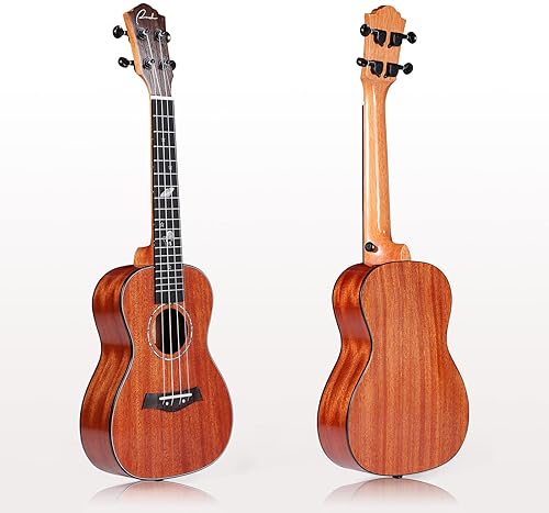 RANCH 23 CONCERT UKULELE KIT, SOLID TOP, STARTER BUNDLE WITH GIG BAG, TUNER, LESSONS MORE