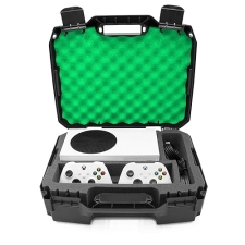 CASEMATIX HARD SHELL TRAVEL CASE FOR XBOX SERIES S CONSOLE, CONTROLLERS ACCESSORIES PROTECTIVE FOAM