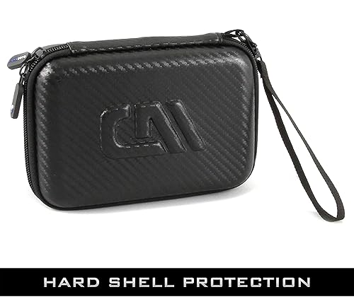 CASEMATIX  PORTABLE GAMING CASE FOR RAZER KISHI CONTROLLER ACCESSORIES BLACK CARRYING CASE ONLY