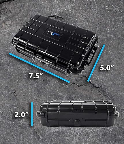 CASEMATIX GRADED CARD STORAGE BOX FOR PSA BGS SLABS WATERPROOF, AIRTIGHT SPORTS TRADING CARD CASE