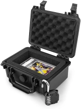 CASEMATIX GRADED CARD STORAGE BOX FITS 8 BGS, 13 FGS, 11 GMA, PSA SLABS WATERPROOF, LOCKABLE CASE