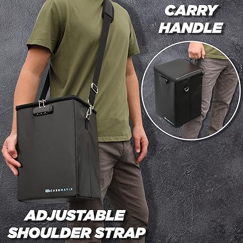 CASEMATIX FIRE-RESISTANT GRADED COMIC BOOK STORAGE CASE FITS 15 CGC COMICS, LOCK, DIVIDERS, STRAP