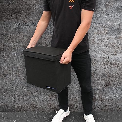 CASEMATIX GRADED COMIC BOOK STORAGE CASE FITS 28 CGC COMICS, LIGHTWEIGHT BIN WITH 3 DIVIDERS