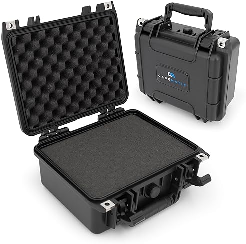 CASEMATIX WATERPROOF GRADED COIN CASE FOR 40 PCGS NGC SLABS, CUSTOM FOAM COIN STORAGE BOX FOR COLLECTORS