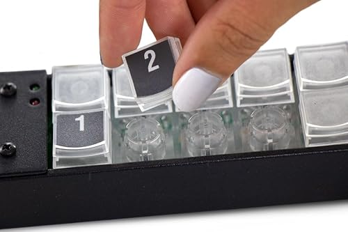 RAILDRIVER X-KEYS XKE-40 USB PROGRAMMABLE KEYBOARD 40 KEY CUSTOM KEYPAD FOR PC MAC STANDARD