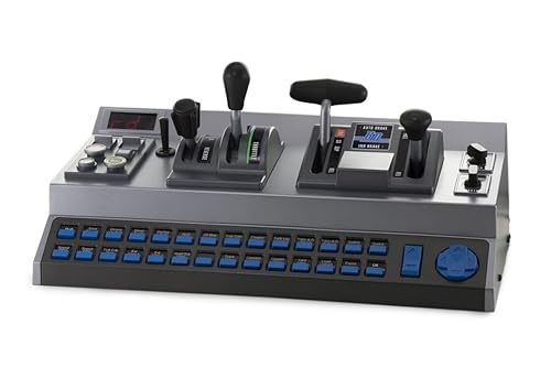 RAILDRIVER USB TRAIN CAB CONTROLLER FOR PC REALISTIC THROTTLE, BRAKE SWITCH CONTROLS WINDOWS