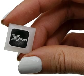 RAILDRIVER NEVWEAR CUSTOMIZABLE DSA KEYCAPS 12-PACK, TRANSPARENT, FITS CHERRY MX KEYBOARDS, 1X1 SIZE