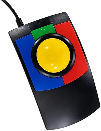 RAILDRIVER X-KEYS O-TRAC USB PS2 OPTO-MECHANICAL TRACKBALL MOUSE FOR PRECISE CURSOR CONTROL, MADE IN USA