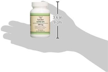 DOUBLE WOOD SUPPLEMENTS ALPHA GPC CHOLINE 600MG BRAIN SUPPLEMENT MEMORY, FOCUS COGNITIVE SUPPORT, 60 CAPSULES USA MADE