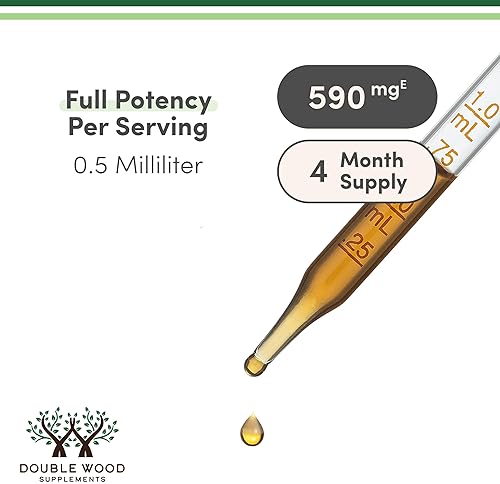 DOUBLE WOOD SUPPLEMENTS ORGANIC LEMON BALM TINCTURE 590MG 2OZ LIQUID EXTRACT FOR DIGESTION RELAXATION, 120 SERVINGS