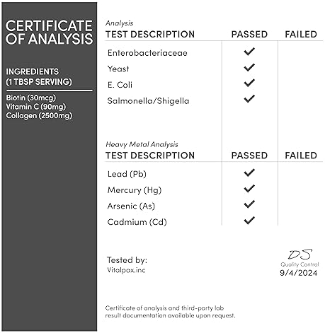 DOUBLE WOOD SUPPLEMENTS LIQUID COLLAGEN 2500MG WITH BIOTIN, GRASSFED TYPE 1 3, SUGAR FREE, PEAR FLAVOR 32 SERVINGS