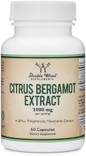 DOUBLE WOOD SUPPLEMENTS CITRUS BERGAMOT SUPPLEMENT 1000MG 60 CAPSULES FOR CHOLESTEROL TRIGLYCERIDE SUPPORT
