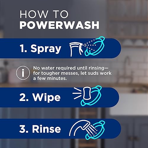 DAWN PLATINUM POWERWASH DISH SPRAY REFILL, APPLE SCENT, 16 FL OZ, PACK OF 6 DISH SOAP LIQUID