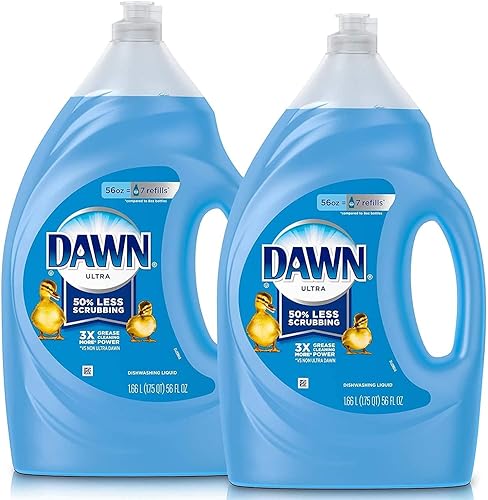DAWN ULTRA DISHWASHING LIQUID REFILL, ORIGINAL SCENT, 56 FL OZ, PACK OF 2 DISH SOAP DETERGENT