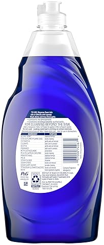 DAWN PLATINUM DISH SOAP, FRESH RAIN SCENT, 24OZ BOTTLES, PACK OF 3 POWERFUL DISHWASHING LIQUID