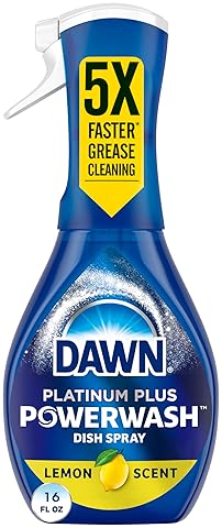 DAWN POWERWASH DISH SPRAY STARTER KIT, LEMON SCENT, 16 FL OZ POWERFUL DISH SOAP CLEANER