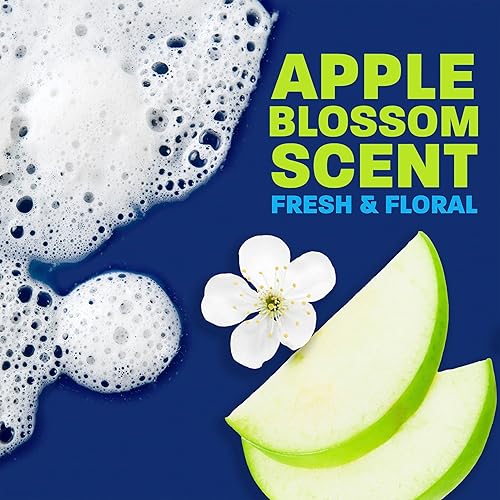 DAWN ANTIBACTERIAL DISH SOAP APPLE BLOSSOM SCENT, 22 FL OZ 50 LESS SCRUBBING CLEANER