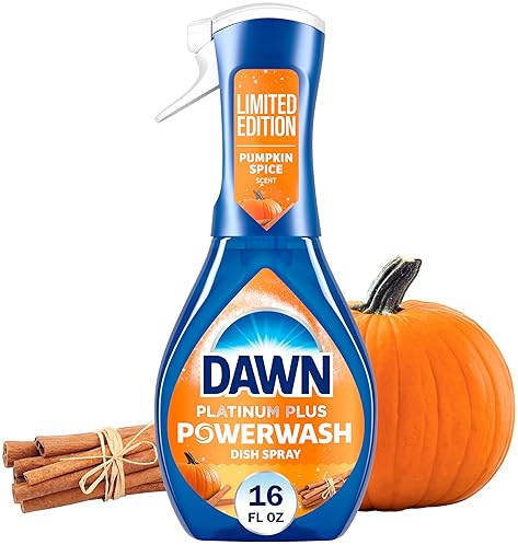 DAWN POWERWASH DISH SPRAY PUMPKIN SPICE SCENT, STARTER KIT, 16 FL OZ DISH SOAP LIQUID