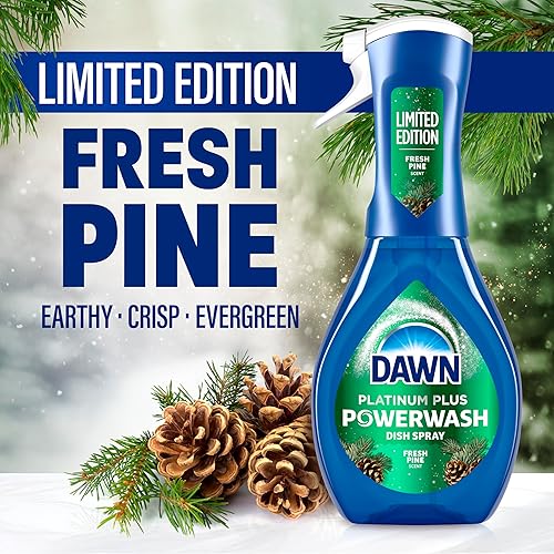 DAWN POWERWASH DISH SPRAY STARTER KIT, FRESH PINE SCENT, 16 FL OZ DISH SOAP CLEANER