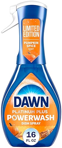 DAWN POWERWASH DISH SPRAY, PUMPKIN SPICE SCENT, STARTER KIT, 16 FL OZ DISH SOAP CLEANER